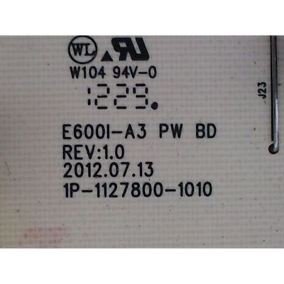 FUENTE DE PODER ORIGINAL PARA TV VIZIO / NUMERO DE PARTE 09-60CAP000-00 / 1P-1127800-1010 / 1P-1138801-1011 / PANEL JE600D3LC2N / MODELOS E6001-A3 / E601I-A3E - Imagen 3