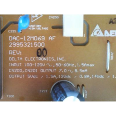 FUENTE DE PODER 2995321500 / DAC-12M069 / SANYO 1AV4U20C38500 / MODELO DP19649	 - Imagen 3