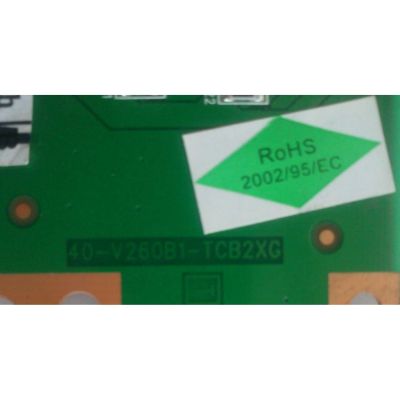 T-CON / RCA 40-V260B1-TCB2XG / KB-6160 / MODELO L26WD21	 - Imagen 2