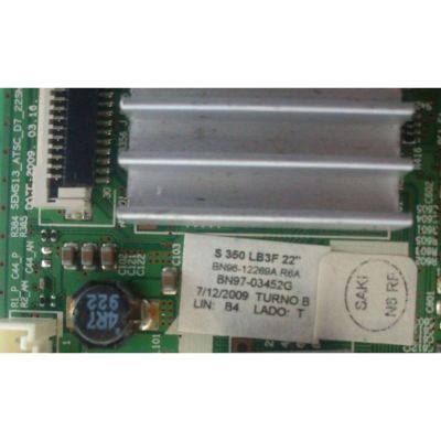 MAIN / SAMSUNG BN96-12269A / BN41-01232A / BN97-03452G / PANEL T216GHA01-DB / DISPLAY V216B1-P04 / MODELO SAMSUNG LN22B350F2DXZA	 - Imagen 3