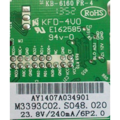 MAIN / AOYUAN / SPELER AY1407A034 / KFD-4V0 / KB6160 / 3BD0007418 / MODELO M3393C02.S02	 - Imagen 2