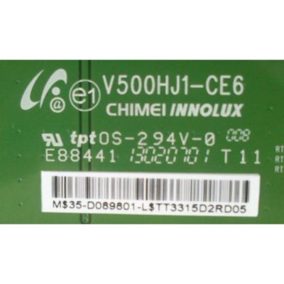 T-CON / LG 35-D089801 / V500HJ1-CE6 / PANEL HC500DUN-VCFP1-11XX / MODELO 50LN5100-UB.BUSJLHR	 - Imagen 2