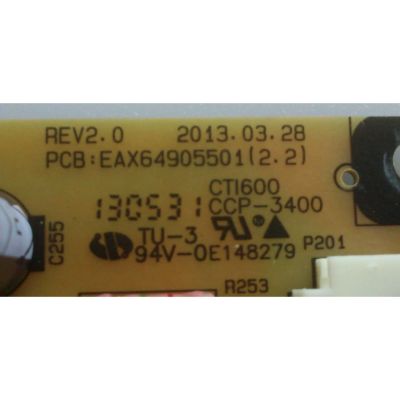 FUENTE LG EAY62810801 / EAX64905501 / MODELOS 47LN5200-UB / 47LA6200 / 47LN5400 / 47LN5700 / 47LN5750 / 47LN5790 / 47LN541C / 50LN5100 / 50LN5200 / 47LN5400 / 50LN5600 / 50LN5750 / 50LN5700 / 50LA6200 / 50LN5710-UI / 47LN5400-UA.BUSYLHR - Imagen 2