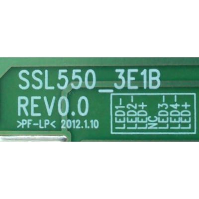 TARJETA DRIVE LED / VIZIO LJ97-00227B / 00227B / SSL550_3E1B / 1217(120111)4 / MODELO	 - Imagen 4