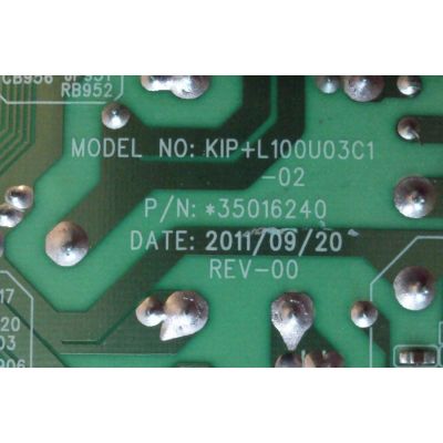 FUENTE DE PODER / KONKA 35016240 / 34008015 / KIP+L100U03C1 / MODELO LC32TS86C	 - Imagen 2