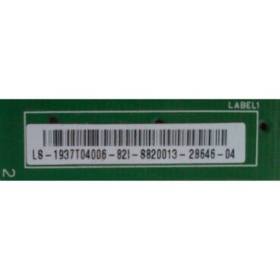 BACKLIGHT INVERSOR / AUO / SONY 19.37T04.006 / 1937T04006 / VIT71037.51 / MODELO KDL-37XBR6	 - Imagen 2