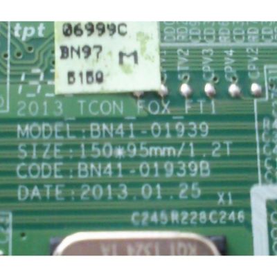 T-CON / SAMSUNG BN96-27231A / BN41-01939B / PANEL CY-HF460CSLV1H / MODELOS UN46F6300AFZA TU02 / HG46NB690QFXZA / UN46F6350AFXZA / UN46F6400AFXZA	 - Imagen 3