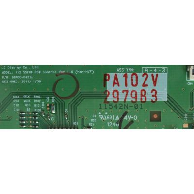 T-CON / LG 6871L-2979B / 6870C-0421A / 2979B / PANEL´S LN51M550060V12 / LN54M550060V12 / LA62M55T120V12 / MODELOS 55LN5100-UB / 55LN5200-UB BUSULJR / 55LN5400-UA / 55LN5600-UI / 55LN5700-UH BUSULHR / BUSULJR / 55LN5710-UI / 55LA6200-UA / 55LA6205-UA - Imagen 2