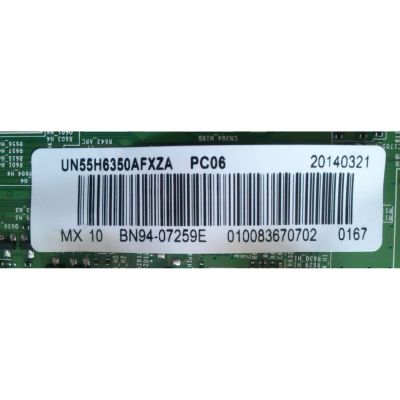 MAIN ORIGINAL PARA TV SAMSUNG / NUMERO DE PARTE BN94-07259E / BN97-08043A / BN41-02157B / MODELO UN55H6350AFXZA TH01 / PANEL CY-GH055CSLV1H / DISPLAY LSF550HJ04-G01 - Imagen 2