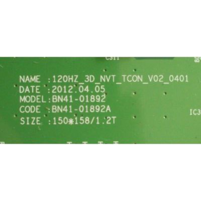 T-CON / SAMSUNG BN95-00695A / BN97-06783A / BN41-01892A / MODELO UN55FH6030FXZA TH01	 - Imagen 2