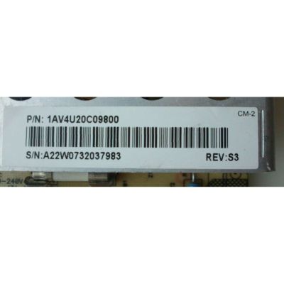 FUENTE DE PODER / SANYO 1AV4U20C09800 / DPS-185KP-1 / MODELO DP32647 P32647-05 /  PANEL V315B1-L01 REV.C2 - Imagen 3