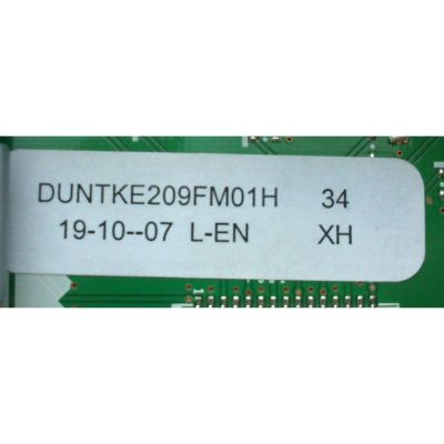 TARJETA DE SISTEMA DE A/V / SHARP DUNTKE209FM01H / NE209WJ / MODELO LC46D64U	 - Imagen 2