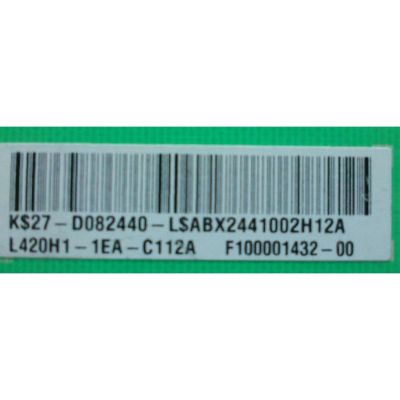 DRIVER LED / PANASONIC 27-D082440 / L390H1-1EE / MODELO TC-L42E60	 - Imagen 2