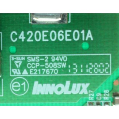 LED DRIVER / PANASONIC L390H101EA-C002 / C420E06E01A / PANEL V390HK1-LE6 REV.F6 / MODELO TC-39A400U - Imagen 3