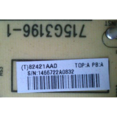 FUENTE DE PODER / ADTV82421AAD / 82421AAD / 715G3196-1 / MODELO NS-L42X-10A	 - Imagen 2