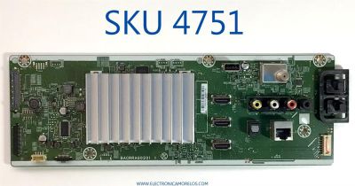 MAIN PARA SMART TV PHILIPS 4K RESOLUCIÓN ( 3840 x 2160 ) NUMERO DE PARTE AC78WUA-65UB / BACRRAG0201 / C78WD0F028900736 / DISPLAY HV650QUB-F90 / MODELO 65PFL4864/F7C