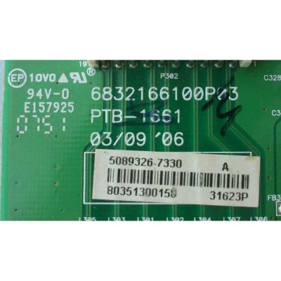 TARJETA INTERFAZ PARA MONITOR DELL / 5113301623P / 6832166100P03 / 77SV7F00449 / 31623P / PANEL LM300WQ03 (ST)(A2) / MODELO  - Imagen 3