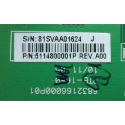 TARJETA DIGITAL PARA USB Y MEMORIA / DELL 5114800001P / 6832166000P01 / PTB-1660 / MODELO 3007WFPT	 - Imagen 2