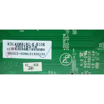 MAIN / KONKA 35016216 / GKGS12-009412 / MODELO KDL42MS18U	 - Imagen 2