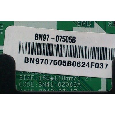 T-CON PARA TV SAMSUNG / NUMERO DE PARTE BN96-28959A / BN97-07505B / BN41-02069A / BN9628959A / PARTE SUSTITUTA BN95-01131A / PANEL CY-DF550CG2V1H / MODELOS UN55FH6030 / UN55F6100 / UN55FH6200 / UN55H6203 / UN55F6300 / UN55F6350 / UN55F6400 - Imagen 2