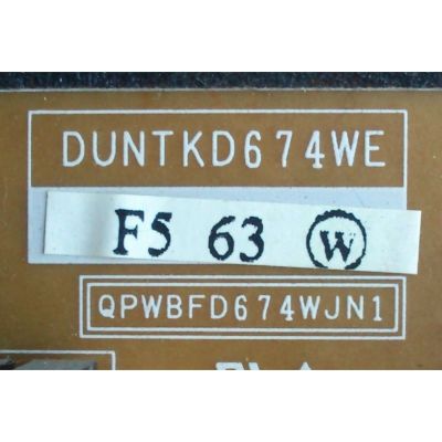 FUENTE / BACKLIGHT / SHARP DUNTKD674WEF5 / DUNTKD674WE / QPWBFD674WJN1 / MODELO LC-15SH6U	 - Imagen 2