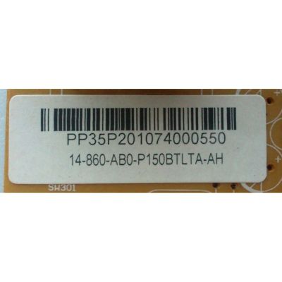 FUENTE DE PODER / POLAROID 860-AB0-P150BTLTA-AH / 200-001-XXXXTLTX-AH / MODELO 1511-TLXB	 - Imagen 2