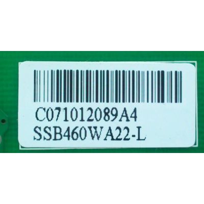 BACKLIGHT INVERSOR IZQUIERDO / LEFT / SONY SSB460WA22-L / SSB460WA22L / MODELO LNT4661FX/XAA	 - Imagen 2