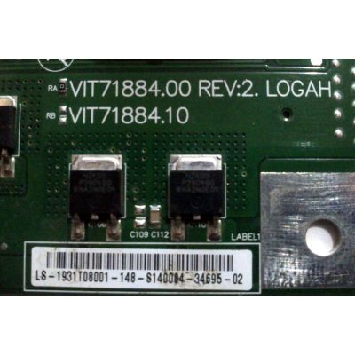 BACKLIGHT INVERSOR / LG 19.31T08.001 / 1931T08001 / VIT71884.00 / MODELO 32LG3DDH-UA	 - Imagen 2