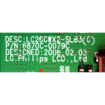 T-CON INSIGNIA 6871L-0854B / 854B / 6870C-0079C / MODELO NS-LCD26	 - Imagen 2