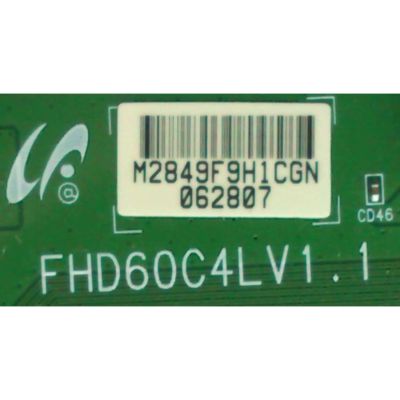 T-CON / SAMSUNG LJ94-02849F / 2849F / FHD60C4LV1.1 / MODELO LN40B530P7FXZA	 - Imagen 2
