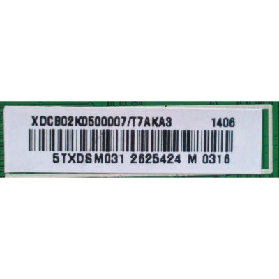 MAIN / VIZIO XDCB02K0500007/T7AKA3 / 715G6339-M01-000-004X / MODELO E320-B1 LTY7PKAQ / E320i-B1 - Imagen 3