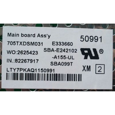 MAIN / VIZIO XDCB02K0500007/T7AKA3 / 715G6339-M01-000-004X / MODELO E320-B1 LTY7PKAQ / E320i-B1 - Imagen 4