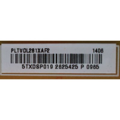 FUENTE DE PODER / VIZIO PLTVDL281XAF2 / 715G6143-P02-000-002H / 715G6143-P01-000-002S / PANEL TPT315B5-DXJSFE REV.SIH/ MODELOS E320I-B1 / E320-B1 LTY7PKAQ / E320-B1 LTF7PKFQ - Imagen 3
