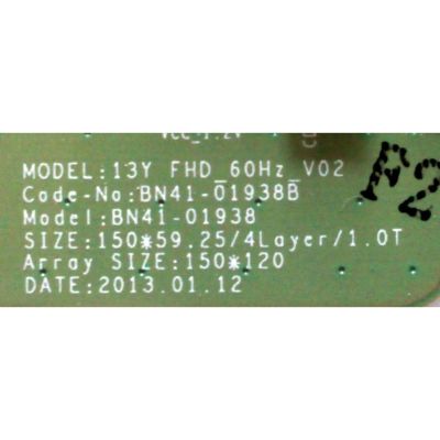 T-CON PARA TV SAMSUNG / NUMERO DE PARTE BN96-27250A / BN41-01938B / BN97-06992A / BN9627250A / SUSTITUTAS BN95-00854A / BN98-04390A / PANEL CY-DF320BGLV1H / MODELOS UN32H5201AFXZA TS01 / UN32EH5300 / UN32F5000AFXZA / UN32F5050AFXZA / LH32MECPLGA/ZA WS04 - Imagen 2