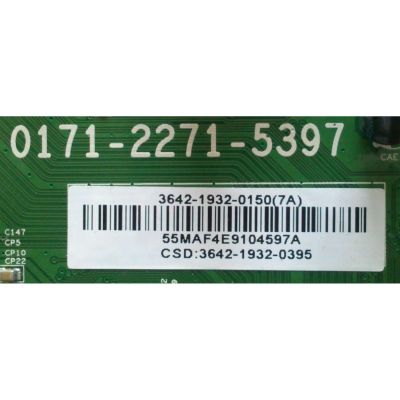 MAIN / JVC 3642-1932-0150 / 0171-2271-5397 / MODELO EM42FTR	 - Imagen 3