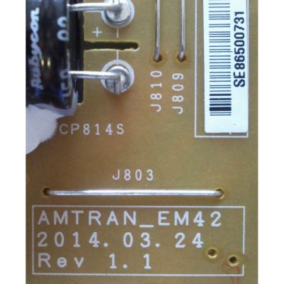 FUENTE DE PODER / JVC 0500-0614-0481 / PSLL111302M / 0500-0614-0480 / AMTRAN_EM42 / MODELO EM42FTR	 - Imagen 3