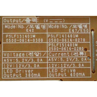 FUENTE DE PODER PARA TV VIZIO / NUMERO DE PARTE 0500-0614-0270 / PSLF141401M / SUSTITUTAS 0500-0605-0270 / 0500-0614-0280 / 0500-0614-0300 / 0500-0612-0300 / MODELOS E470I-A0 LATKO / LAQKO / LAQKOCBP / LAQKOCAP / LATKONDP / LAQKONDP / E500D-A0 LATKORAP - Imagen 4