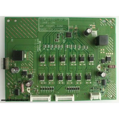 LED DRIVER PARA TV VIZIO / NUMERO DE PARTE 5576Q02001G / 5576Q02001 / 48.76Q05.02M / 91.76Q02.001G / 55.76Q02.001G / 48.76Q06.011 / 13481-1 / 13481-2M / Y14_E550I_2D / PANEL T550HVN03.2 / MODELO E550I-B2 / E550I-B2 LWZ2PPAQ