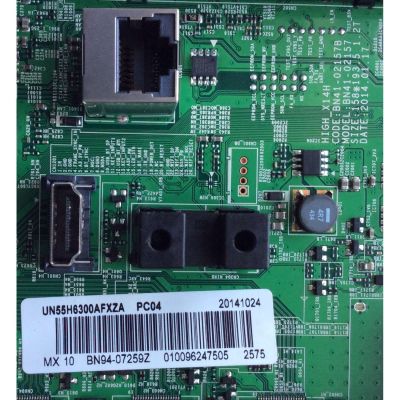 MAIN PARA TV SAMSUNG NUMERO DE PARTE  BN94-07259Z / BN97-08043A / BN41-02157B / PANEL CY-GH055CSLV1H / MODELO UN55H6300AFXZA TH01	 - Imagen 2