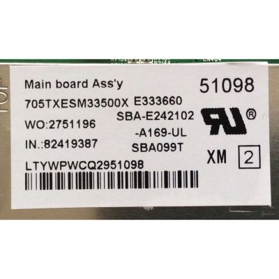 MAIN PARA TV VIZIO / NUMERO DE PARTE XECB02K017 / 715G6650-M01-000-005K / 756TXECB02K0170 / 756TXECB02K017 / PANEL TPT420H2-HVN07 REV:S470A / MODELOS M422I-B1 LTYWPWBQ / M422I-B1 LTYWPWCQ / M422I-B1 LTFWPWCQ / M422I-B1 LTFWPWCQ / M422I-B1 LTMWPWBQ - Imagen 3