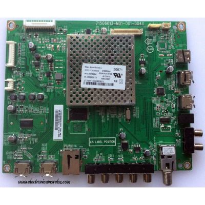 MAIN / VIZIO / TXDCB02K061 / TXDCB02K0610003 / 715G6013-M01-001-004X / MODELO E500i-A1 LTYWNTDQ / PANEL TPT500J1-HVN04 REV.S17TA / SERIE LTYWNTDQ0850871