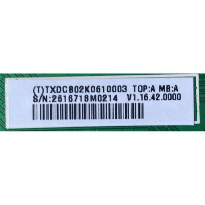 MAIN / VIZIO / TXDCB02K061 / TXDCB02K0610003 / 715G6013-M01-001-004X / MODELO E500i-A1 LTYWNTDQ / PANEL TPT500J1-HVN04 REV.S17TA / SERIE LTYWNTDQ0850871 - Imagen 2