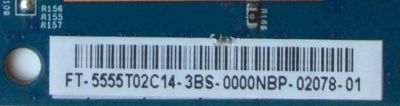 T-CON PARA TV RCA / NUMERO DE PARTE 55.55T02.C14 / 5555T02C14 / 55T02-C07 / T550HVN01.0 / PANEL T550HVN01.8-12V / MODELO LED55C55R120Q - Imagen 2