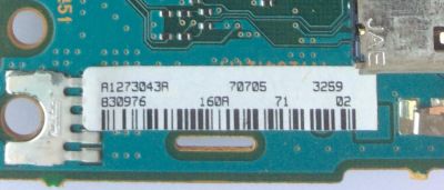 TARJETA DE A/V / SONY A1273043A / A-1220-486-A / 1-872-984-11 / 172841211 / MODELO KDL-32XBR4	 - Imagen 2