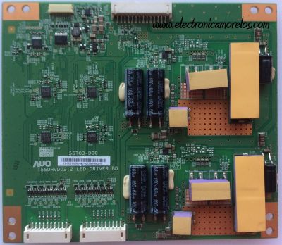 LED DRIVER / VIZIO 55.55T03.D01 / 5555T03D01 / 55T03-D00 / T550HVD02.2 / MODELO M550SL LAQAMCBN /  M550SL LATAMCDN  / M550VSE LWJANKAN / PANEL T550HVN01.5
