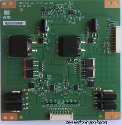 LED DRIVER / ELEMENT 55.42T13.D01 / 5542T13D01 / T420HF04 / 42T15-D02 / MODELO ELEFC463JA	