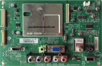 MAIN / VIZIO 756TXDCB02K040 / TXDCB02K040001Q / TXDCB02K040 / 715G5817-M02-000-004K / MODELO E221-A1 LTTXOOCP S/N:LTTXOOCP3302050