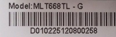FUENTE DE PODER / COBY MLT668TL-G / MODELO TFTV4025	 - Imagen 2