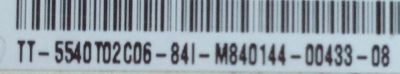 T-CON / SONY 55.40T02.C06 / 5540T02C06 / 40T02-C05 / T400HW01 V3 / MODELO KDL-40Z4100	 - Imagen 2