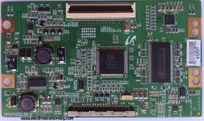 T-CON / INSIGNIA 75015790 / 2711E / 260AP02C2LV0.2 / LJ94-02711E / MODELO NS-LDVD26Q-10A	